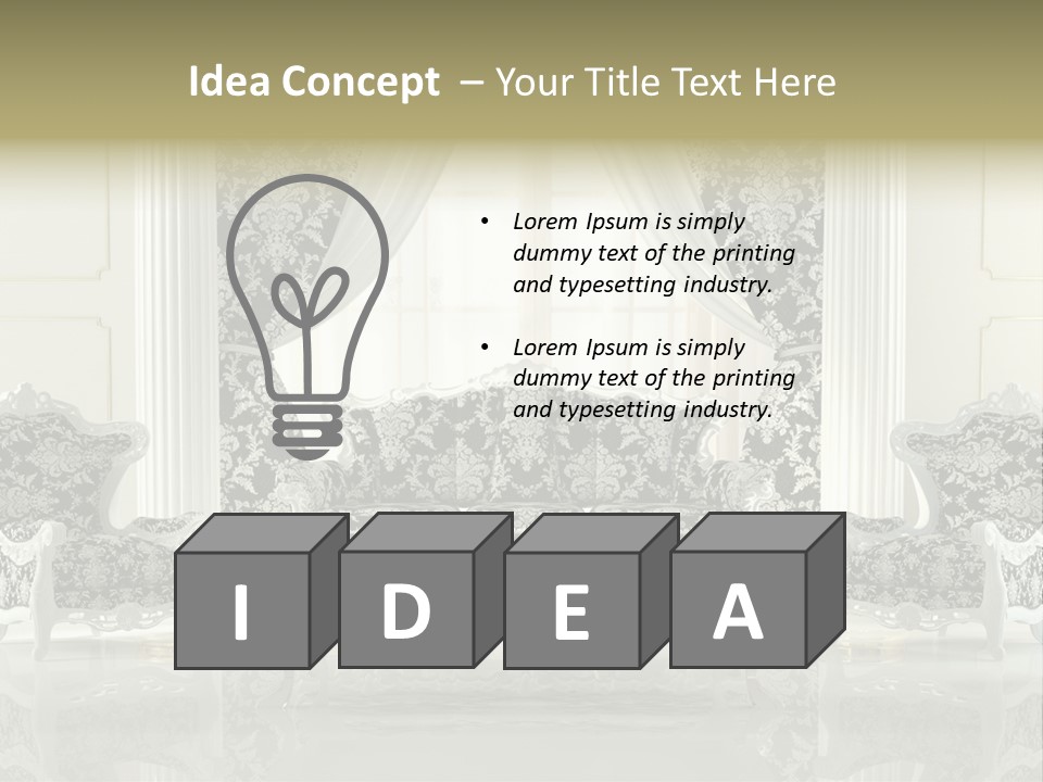 Hungry Background White PowerPoint Template