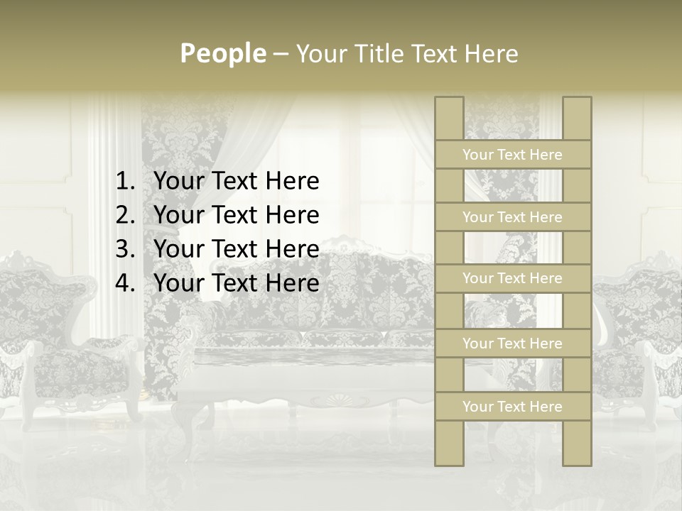 Hungry Background White PowerPoint Template