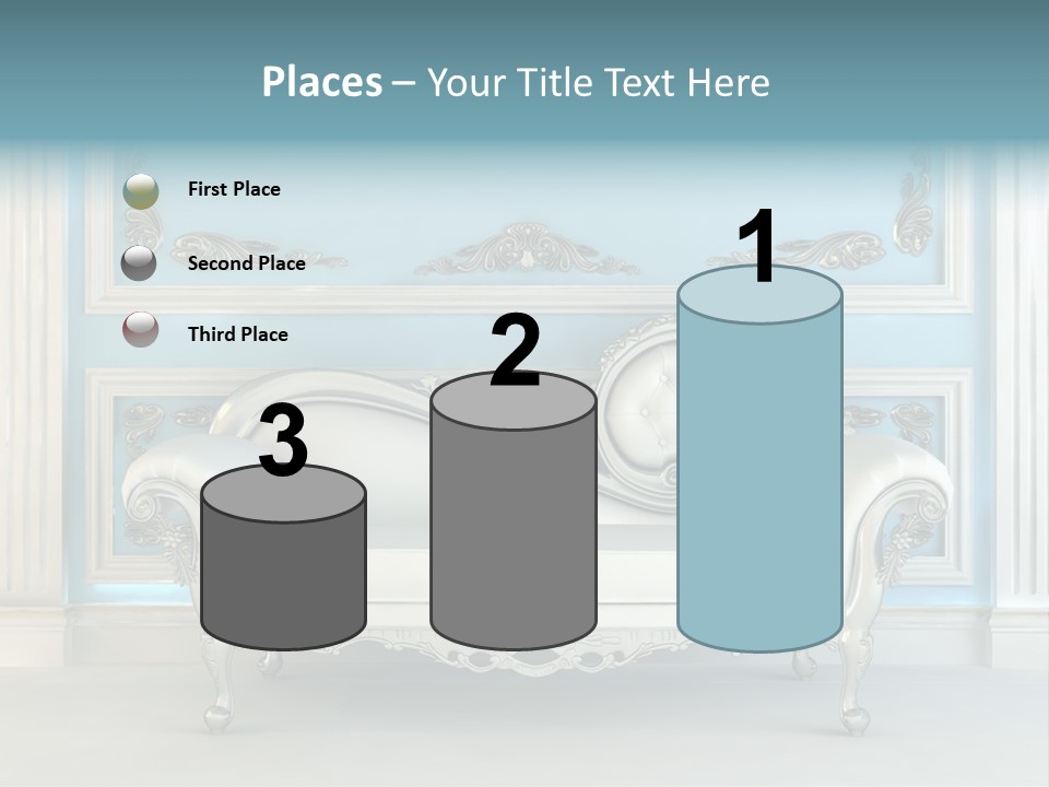 Vegetable Living Room PowerPoint Template