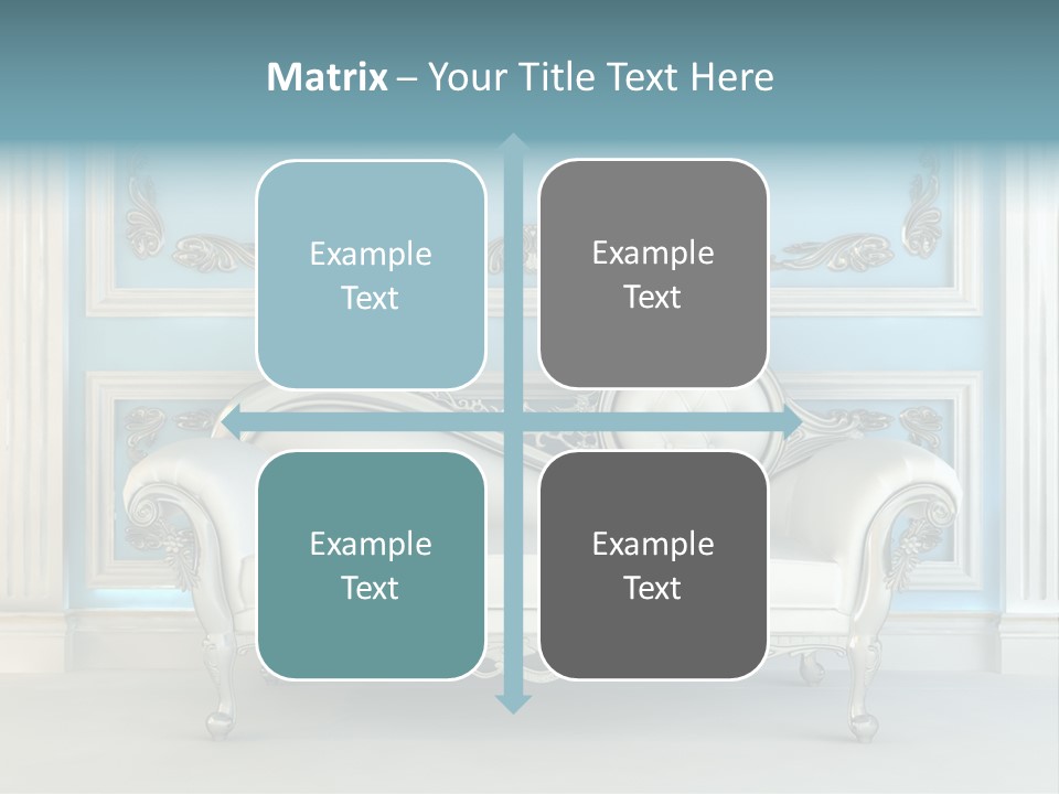 Vegetable Living Room PowerPoint Template