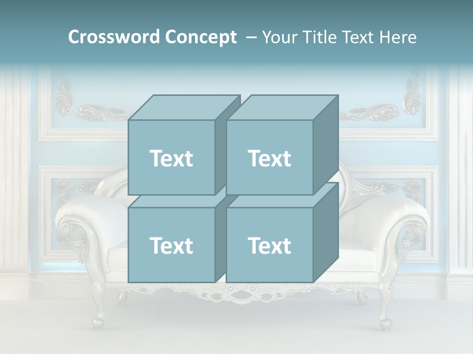 Vegetable Living Room PowerPoint Template