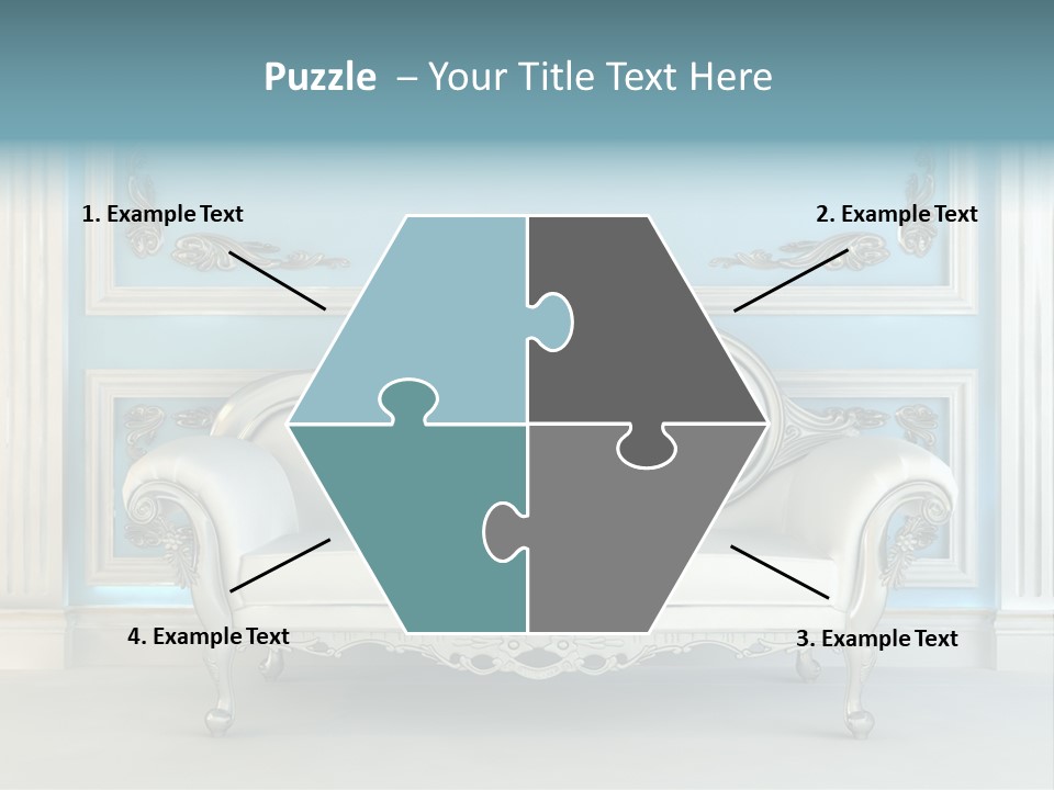 Vegetable Living Room PowerPoint Template