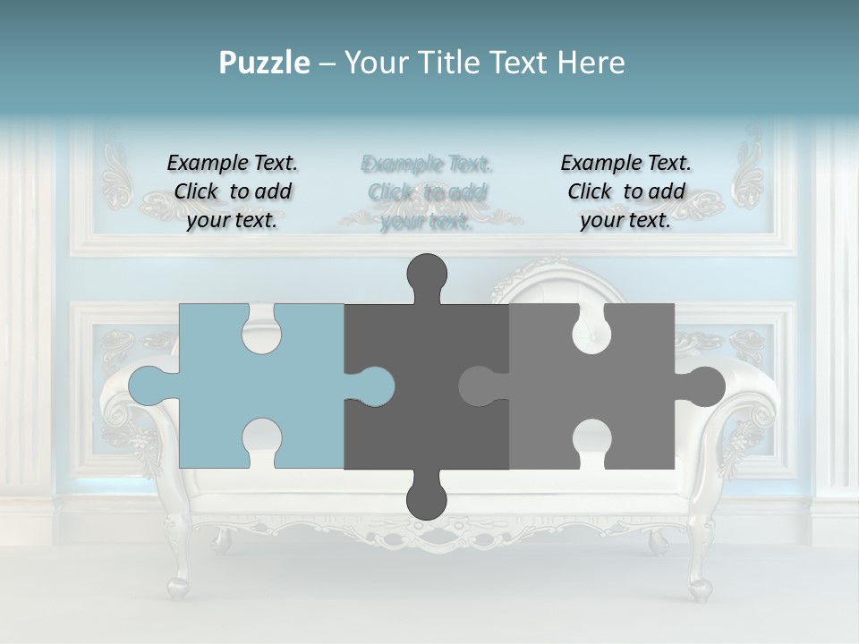 Vegetable Living Room PowerPoint Template