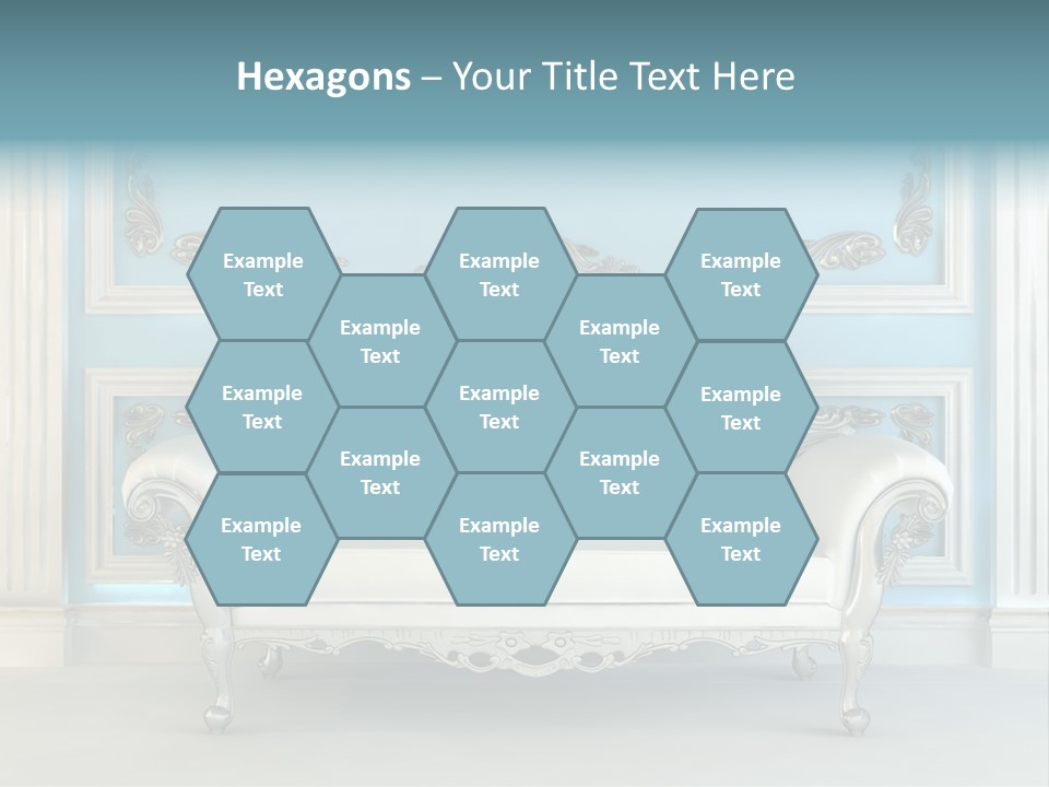 Vegetable Living Room PowerPoint Template