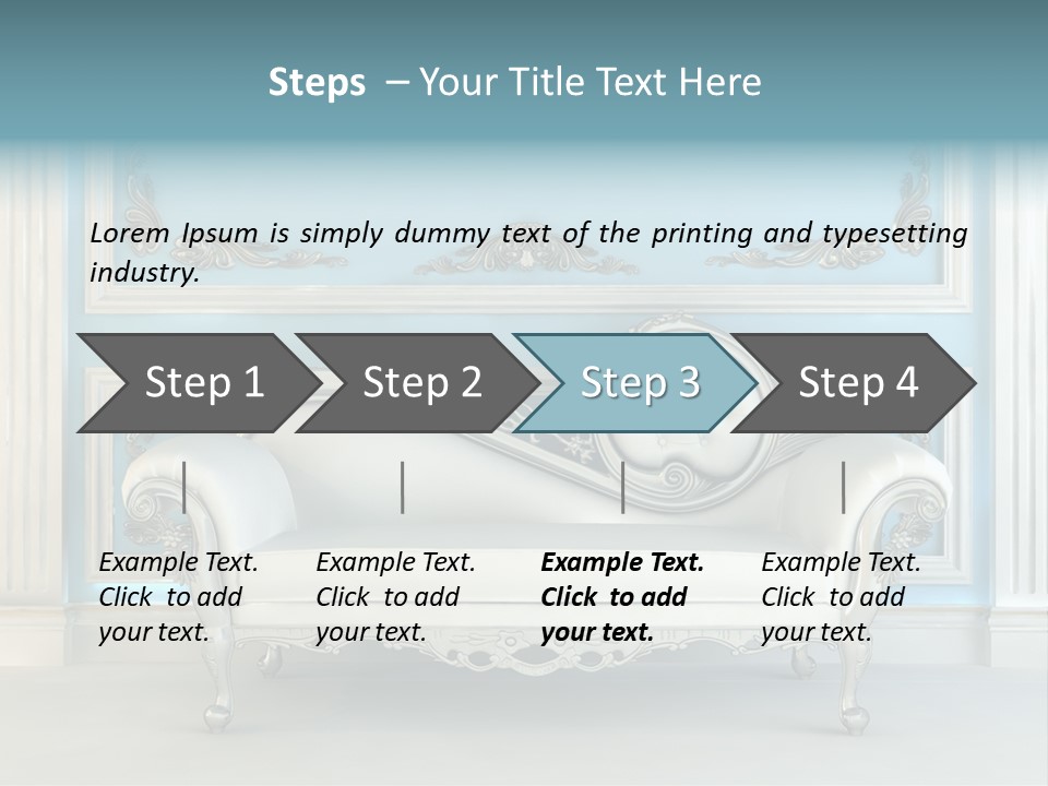 Vegetable Living Room PowerPoint Template