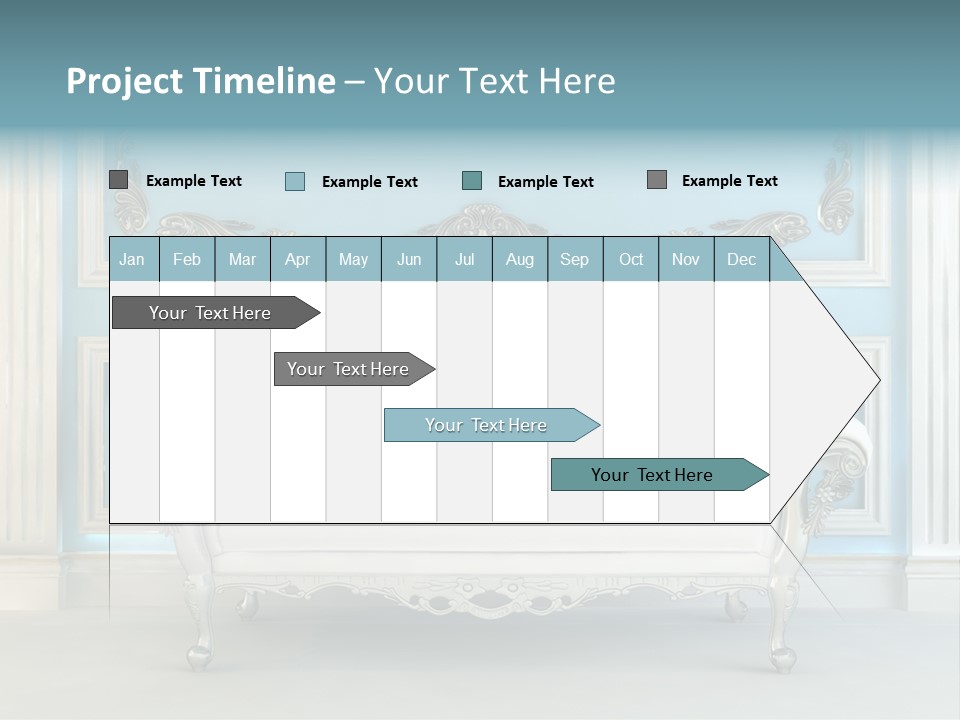 Vegetable Living Room PowerPoint Template