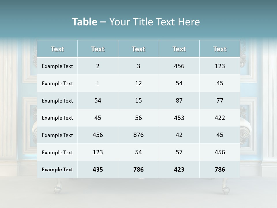 Vegetable Living Room PowerPoint Template