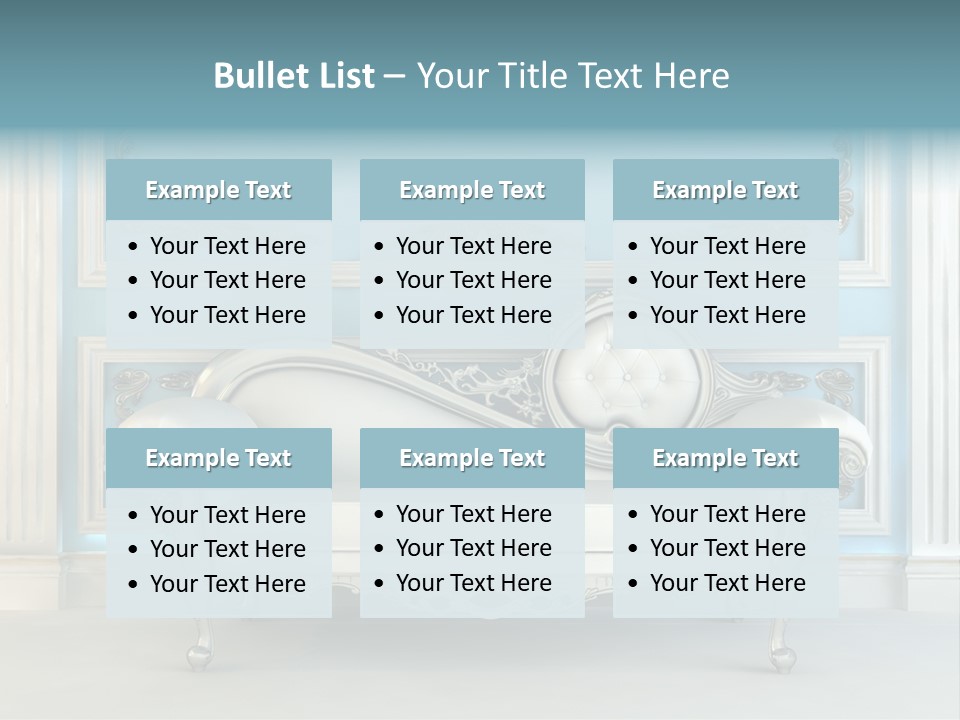 Vegetable Living Room PowerPoint Template