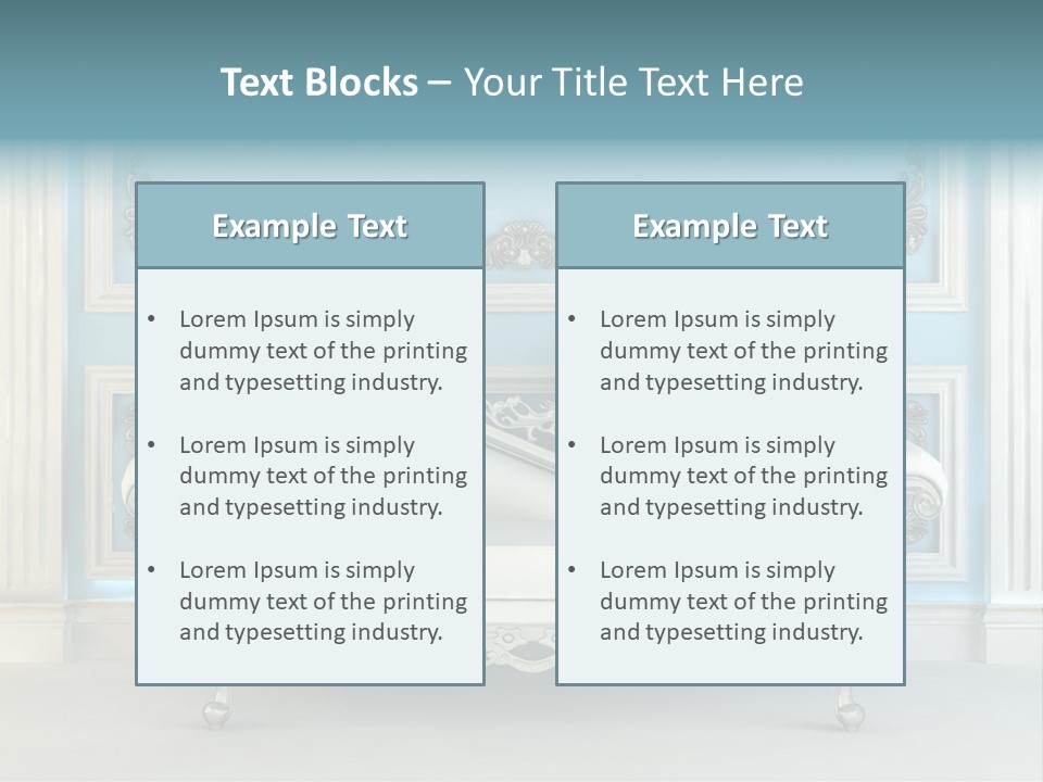 Vegetable Living Room PowerPoint Template