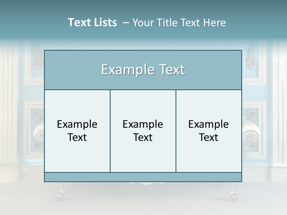 Vegetable Living Room PowerPoint Template