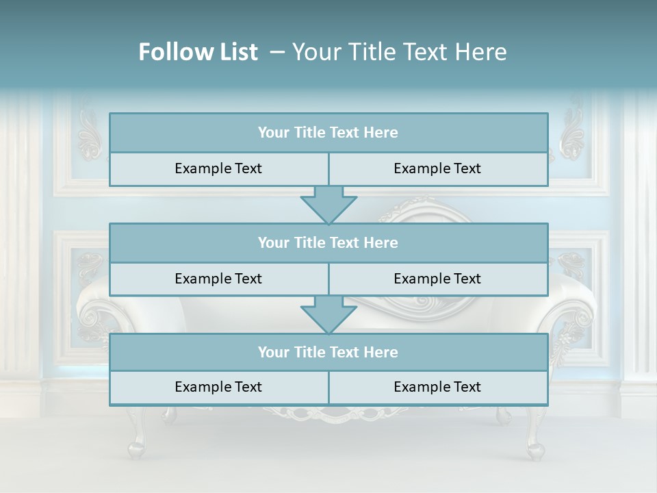 Vegetable Living Room PowerPoint Template