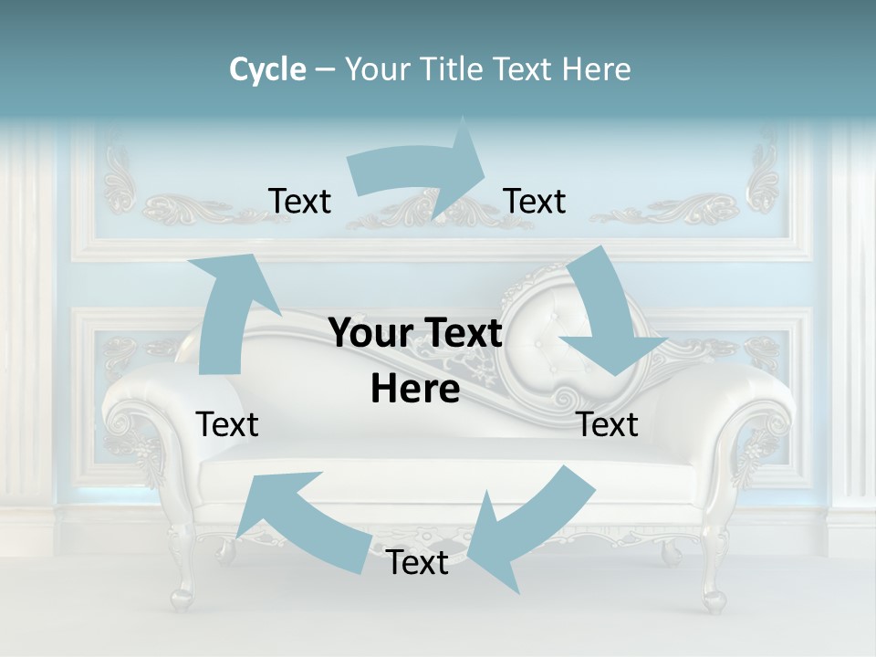 Vegetable Living Room PowerPoint Template