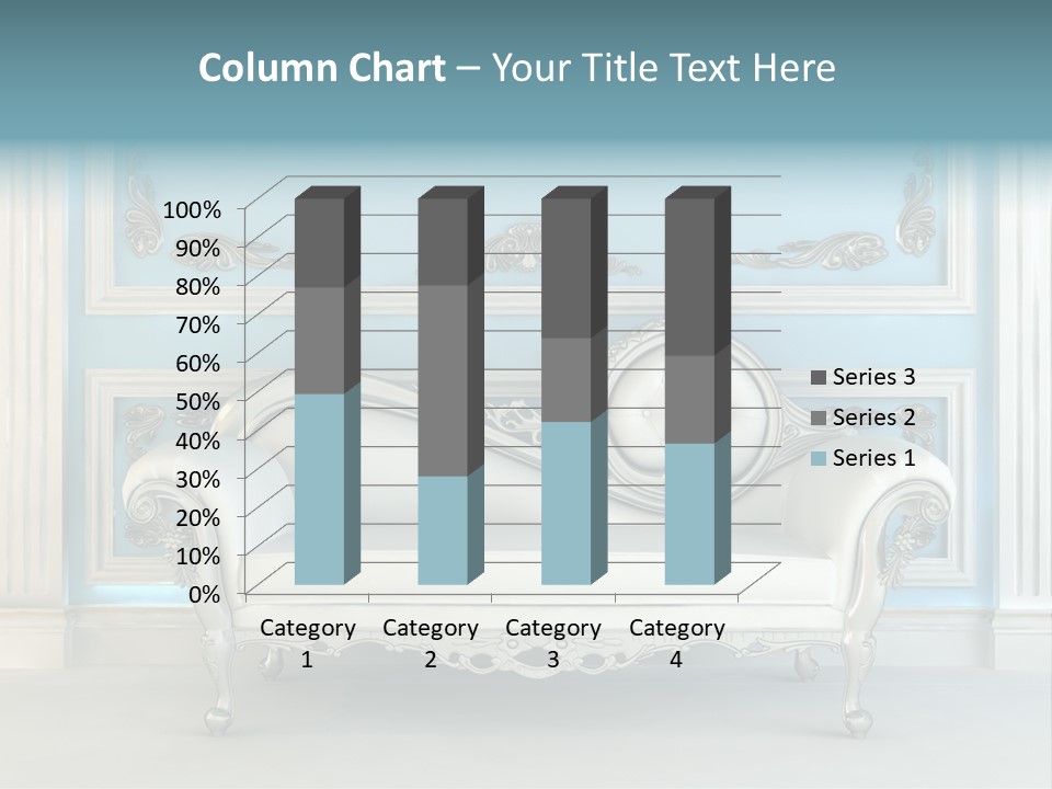 Vegetable Living Room PowerPoint Template