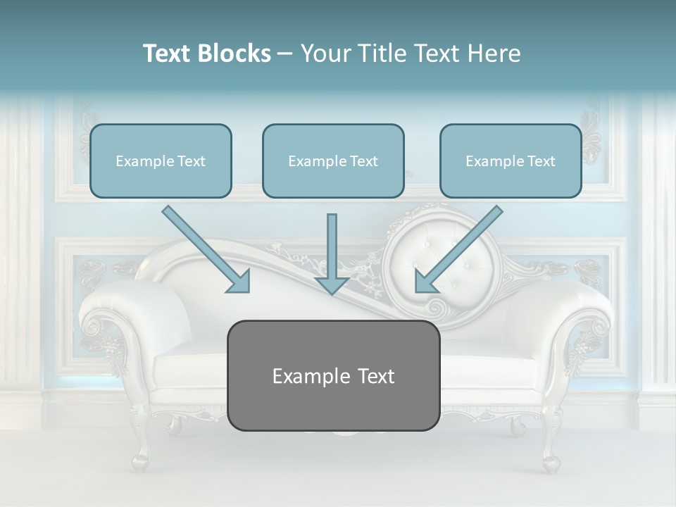 Vegetable Living Room PowerPoint Template