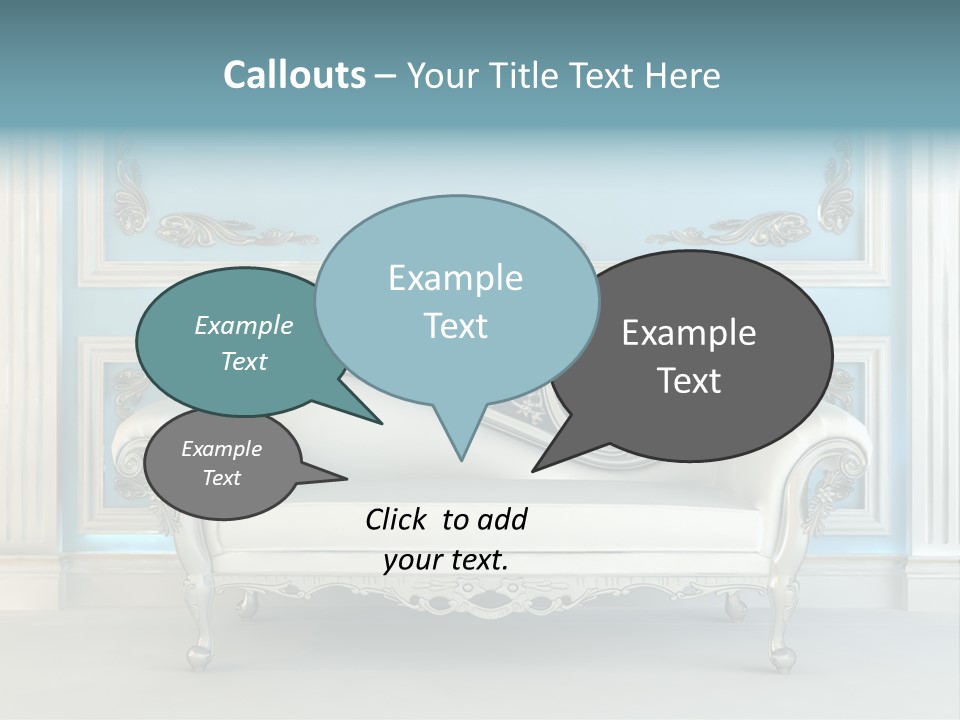 Vegetable Living Room PowerPoint Template
