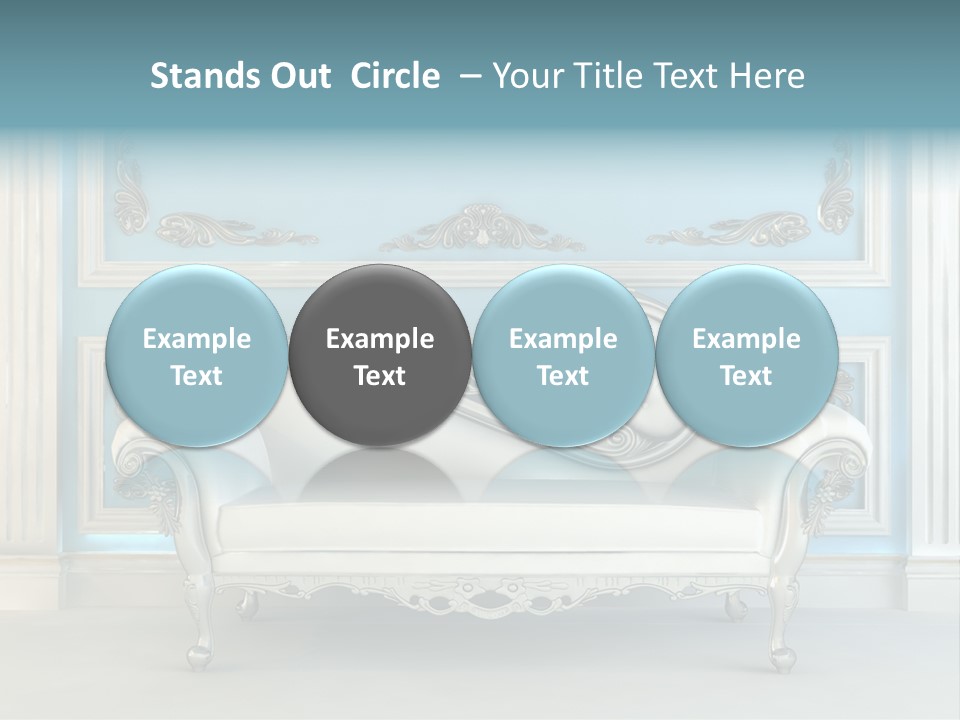 Vegetable Living Room PowerPoint Template