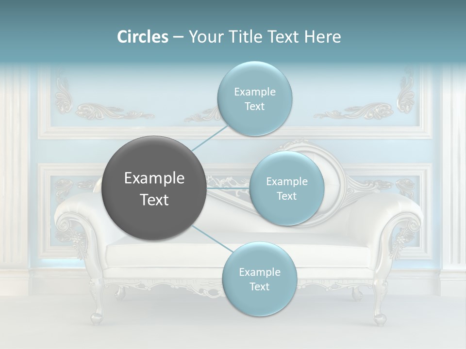 Vegetable Living Room PowerPoint Template