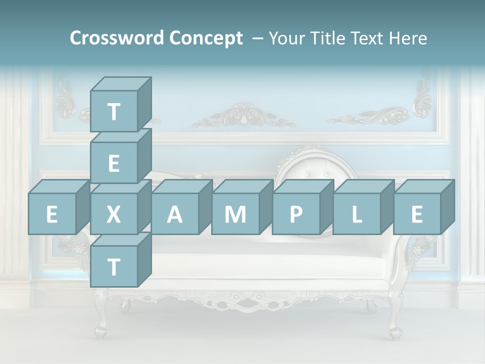 Vegetable Living Room PowerPoint Template