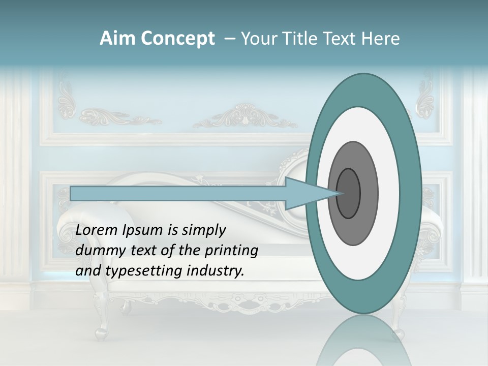 Vegetable Living Room PowerPoint Template