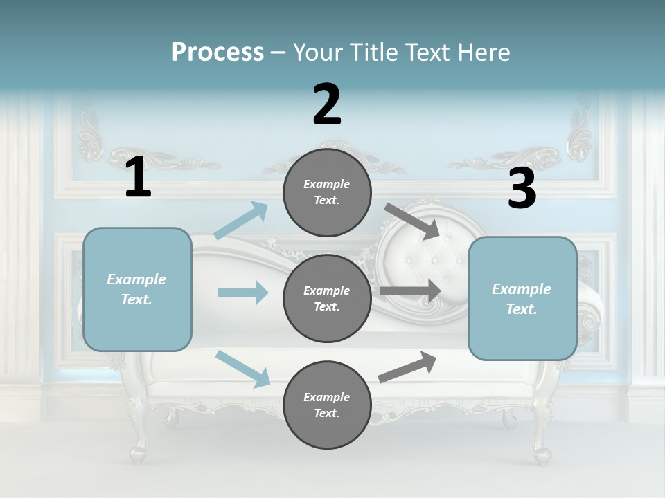 Vegetable Living Room PowerPoint Template