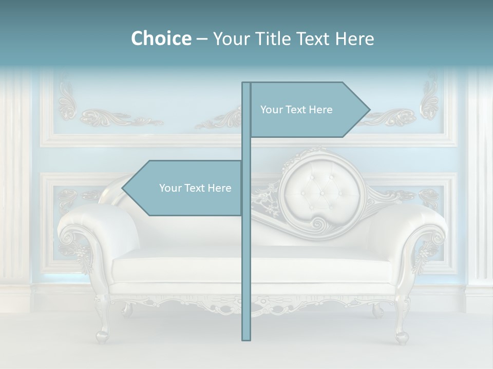 Vegetable Living Room PowerPoint Template