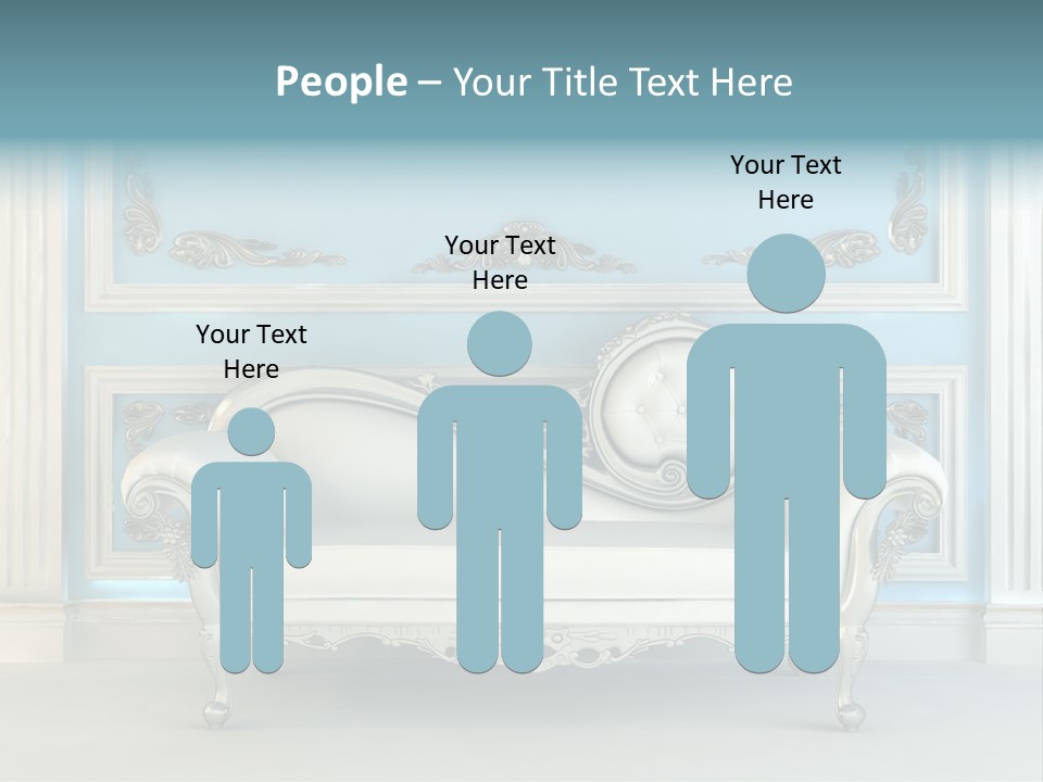 Vegetable Living Room PowerPoint Template