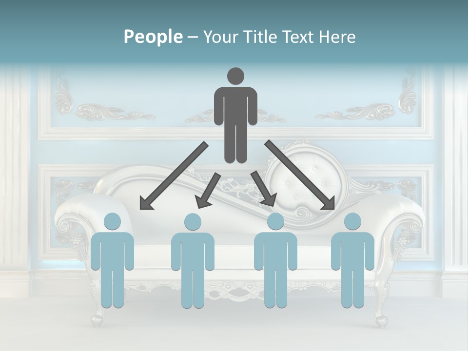 Vegetable Living Room PowerPoint Template