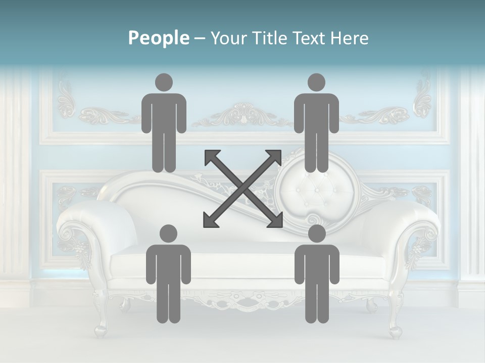 Vegetable Living Room PowerPoint Template