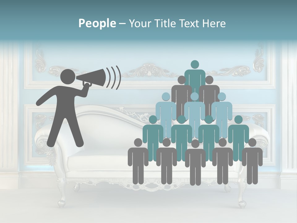 Vegetable Living Room PowerPoint Template