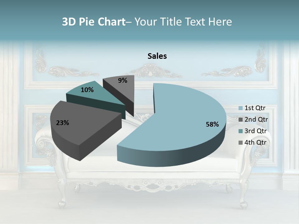 Vegetable Living Room PowerPoint Template