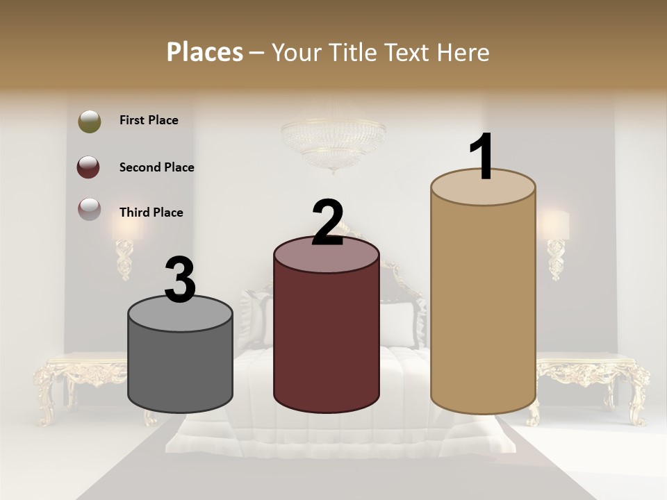 Bedroom Interior Texture Room PowerPoint Template