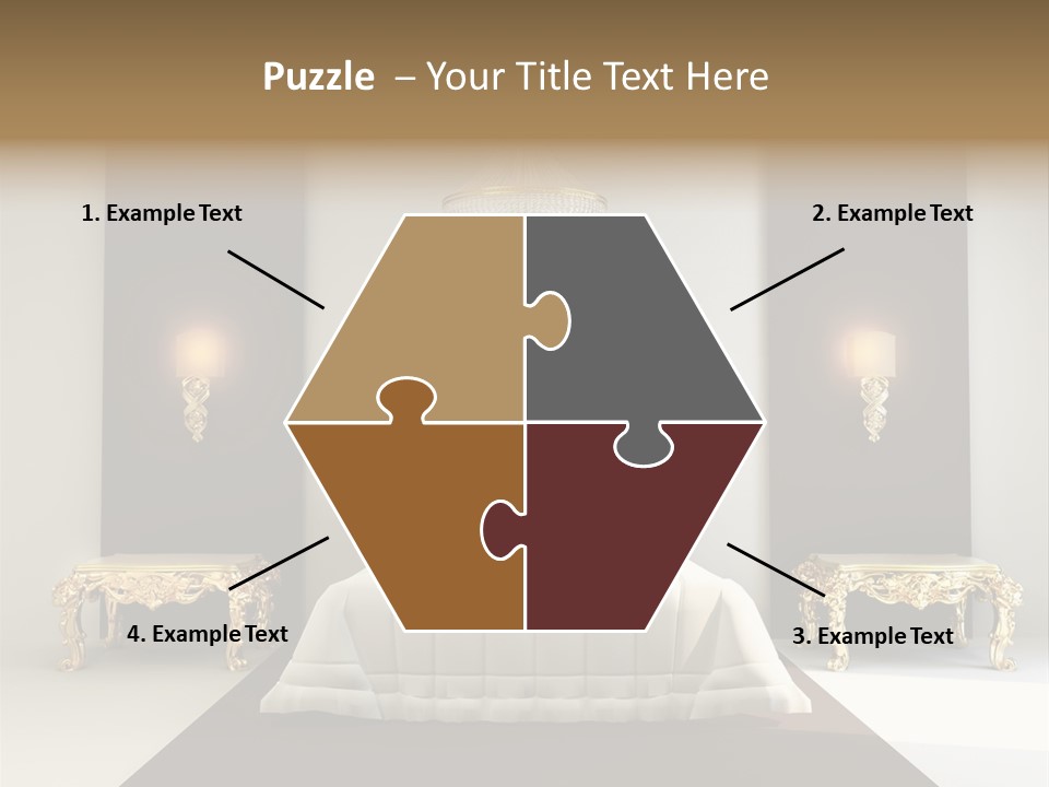 Bedroom Interior Texture Room PowerPoint Template