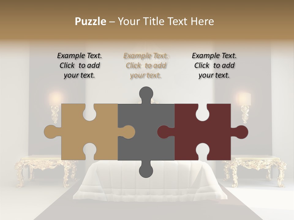 Bedroom Interior Texture Room PowerPoint Template