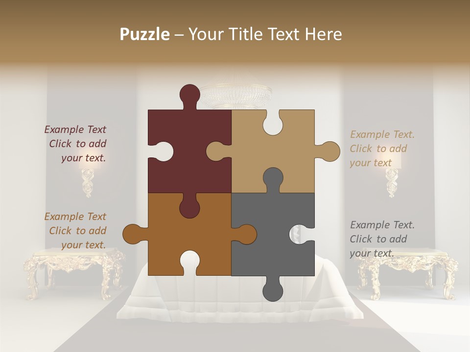 Bedroom Interior Texture Room PowerPoint Template