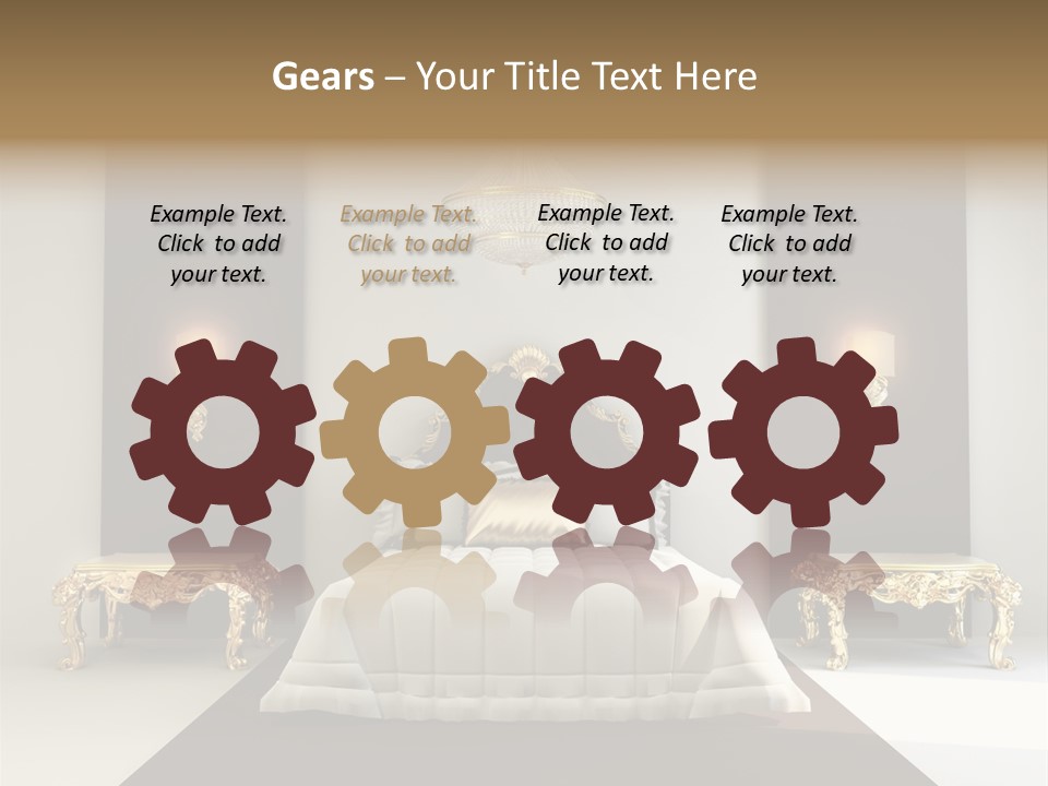 Bedroom Interior Texture Room PowerPoint Template