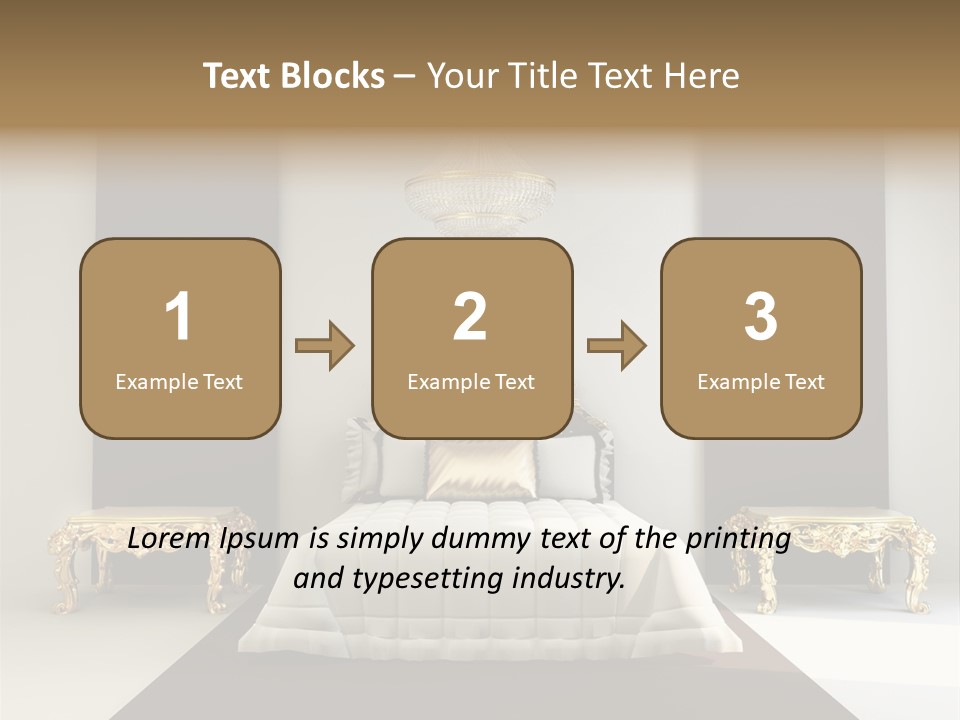 Bedroom Interior Texture Room PowerPoint Template