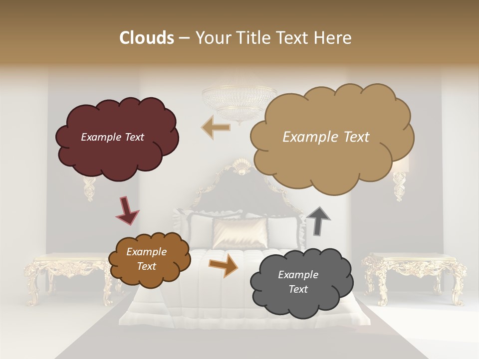 Bedroom Interior Texture Room PowerPoint Template