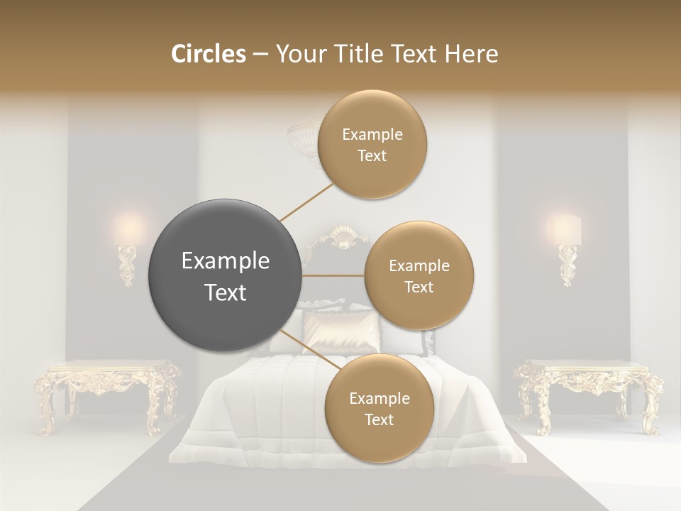 Bedroom Interior Texture Room PowerPoint Template