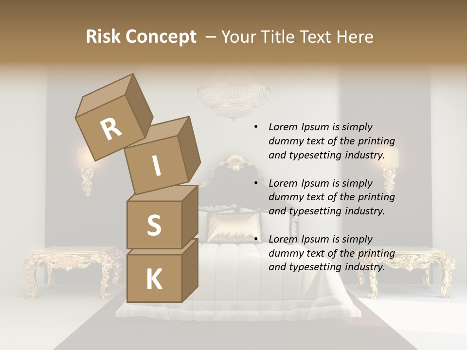 Bedroom Interior Texture Room PowerPoint Template