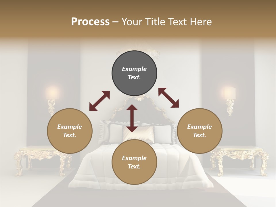 Bedroom Interior Texture Room PowerPoint Template