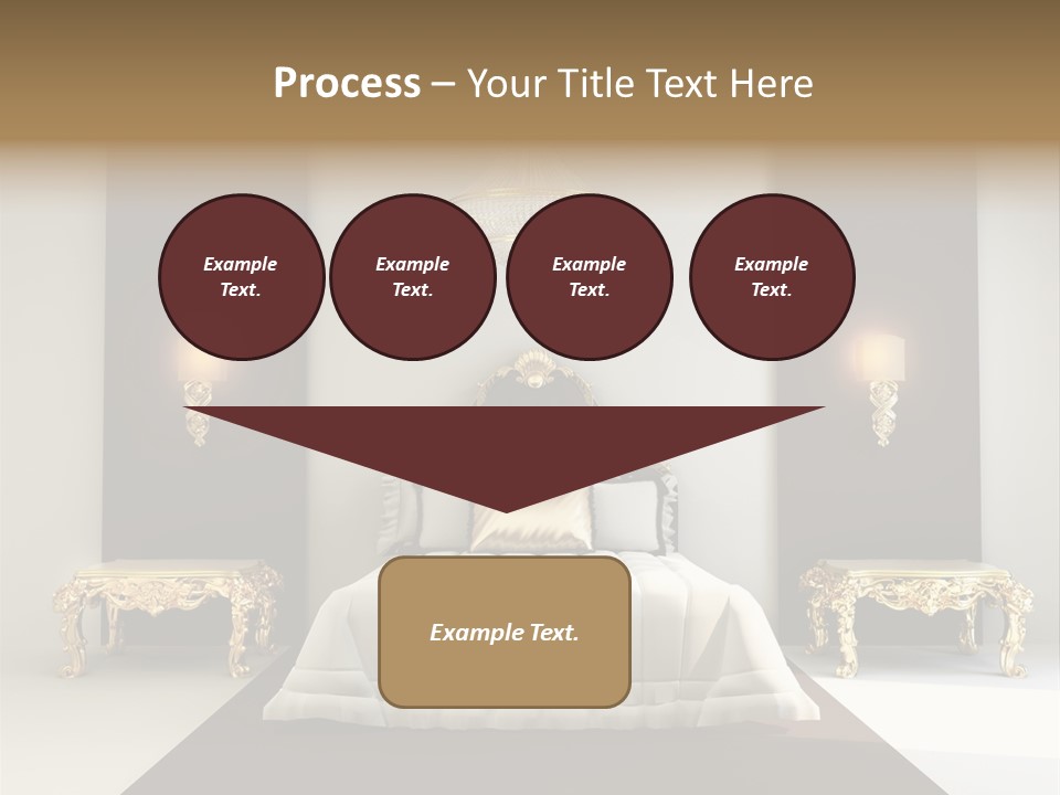 Bedroom Interior Texture Room PowerPoint Template