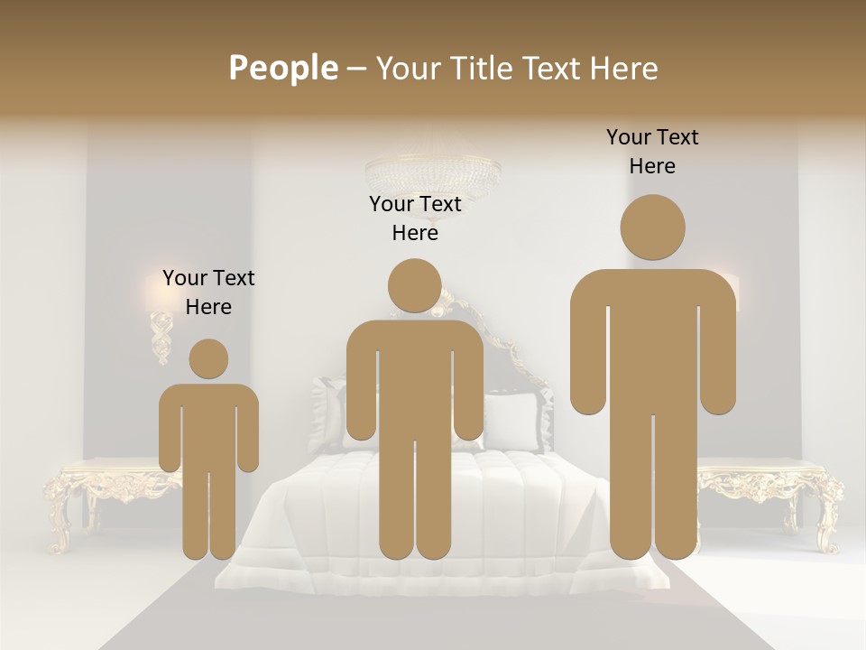 Bedroom Interior Texture Room PowerPoint Template