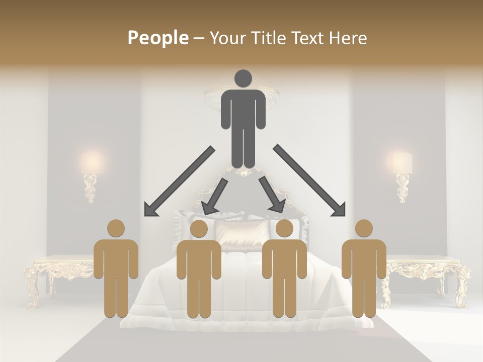 Bedroom Interior Texture Room PowerPoint Template