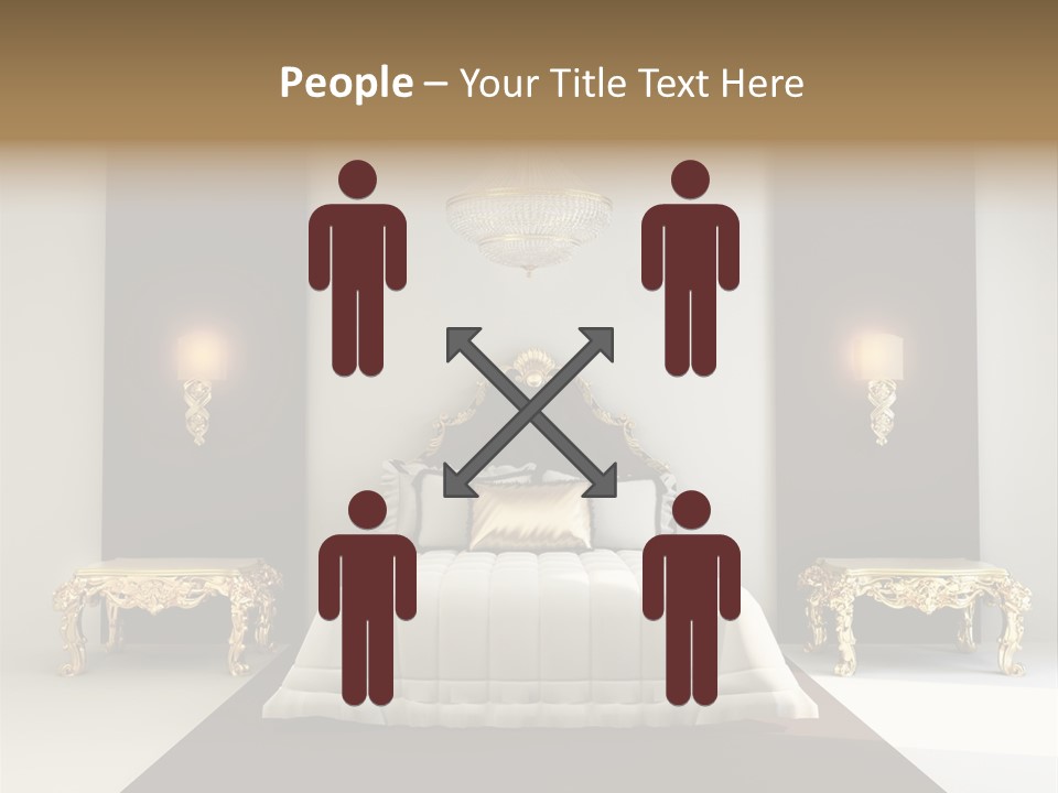 Bedroom Interior Texture Room PowerPoint Template