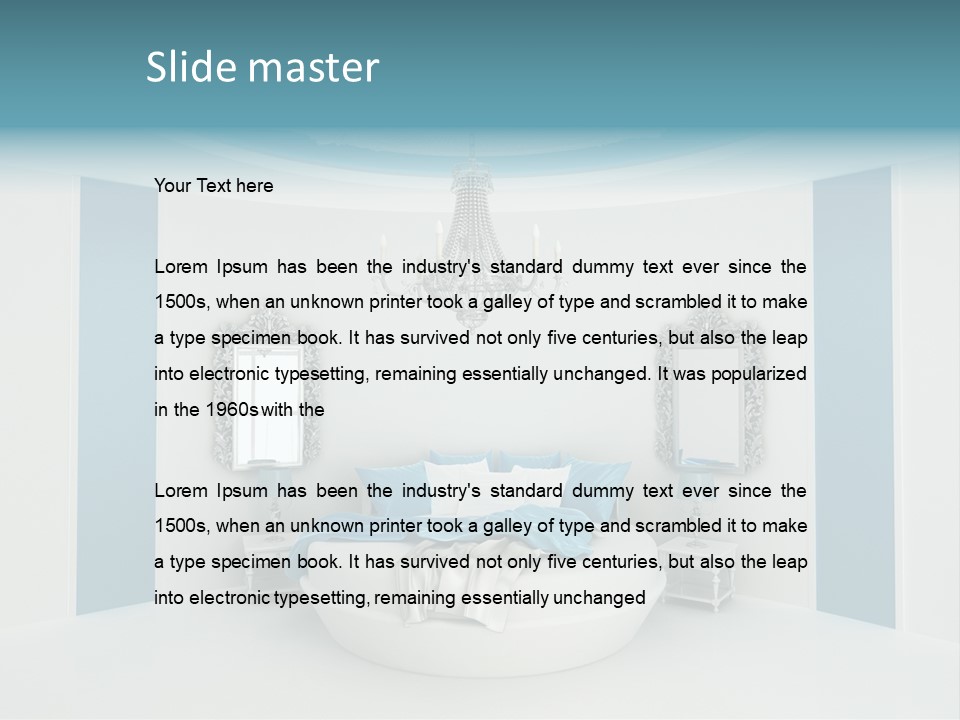 Smart Armchair Luster PowerPoint Template