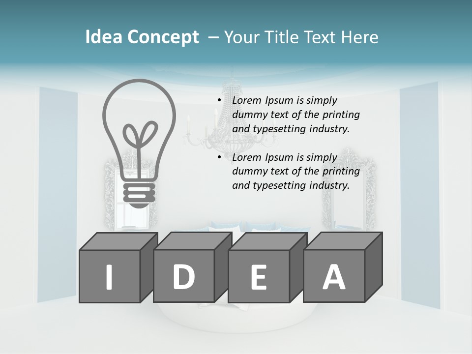 Smart Armchair Luster PowerPoint Template