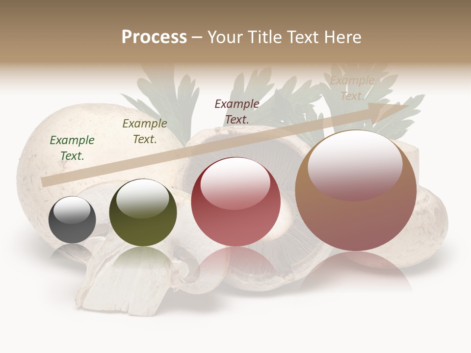 Isolated On White Brown Healthy Eating PowerPoint Template