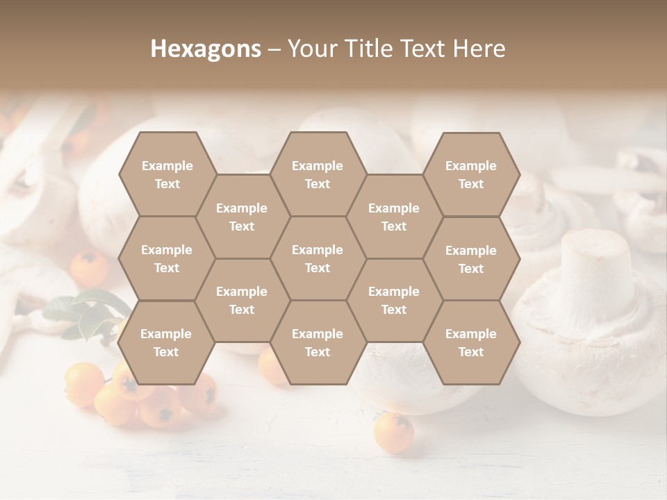 Raw Porcini Lifestyle PowerPoint Template