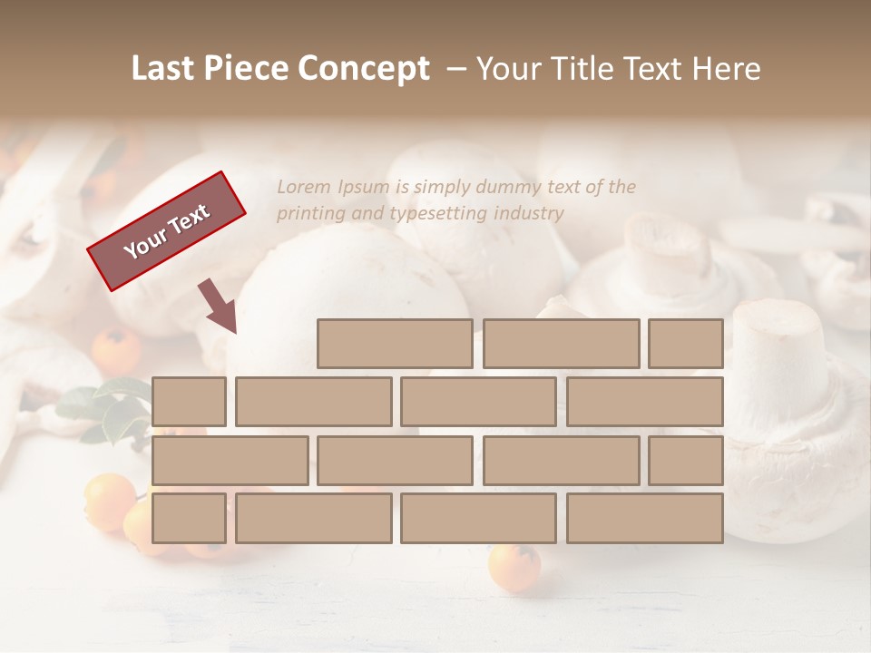 Raw Porcini Lifestyle PowerPoint Template