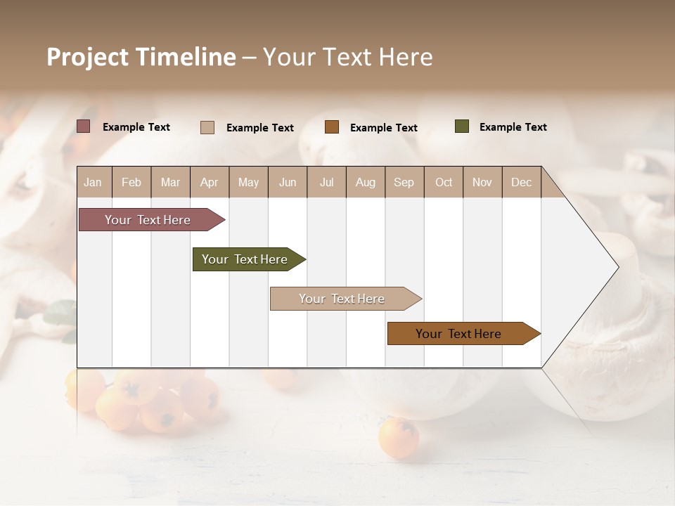 Raw Porcini Lifestyle PowerPoint Template